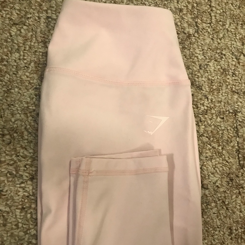 Light/blush pink Gymshark leggings size S